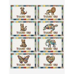 60 Patchwork Cards Design Thank You Cards